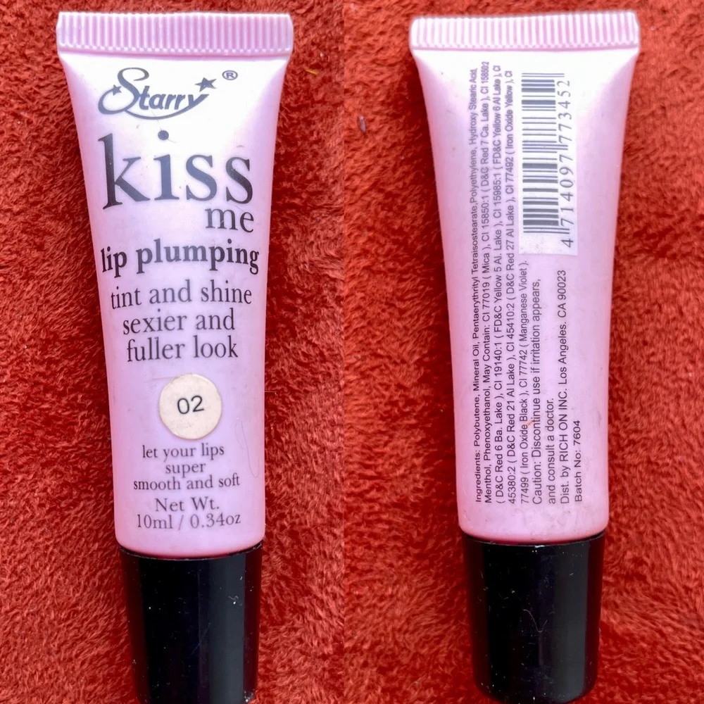 STARRY Kiss Me LIP PLUMPING Tint and Shine 0.34oz Shade 02